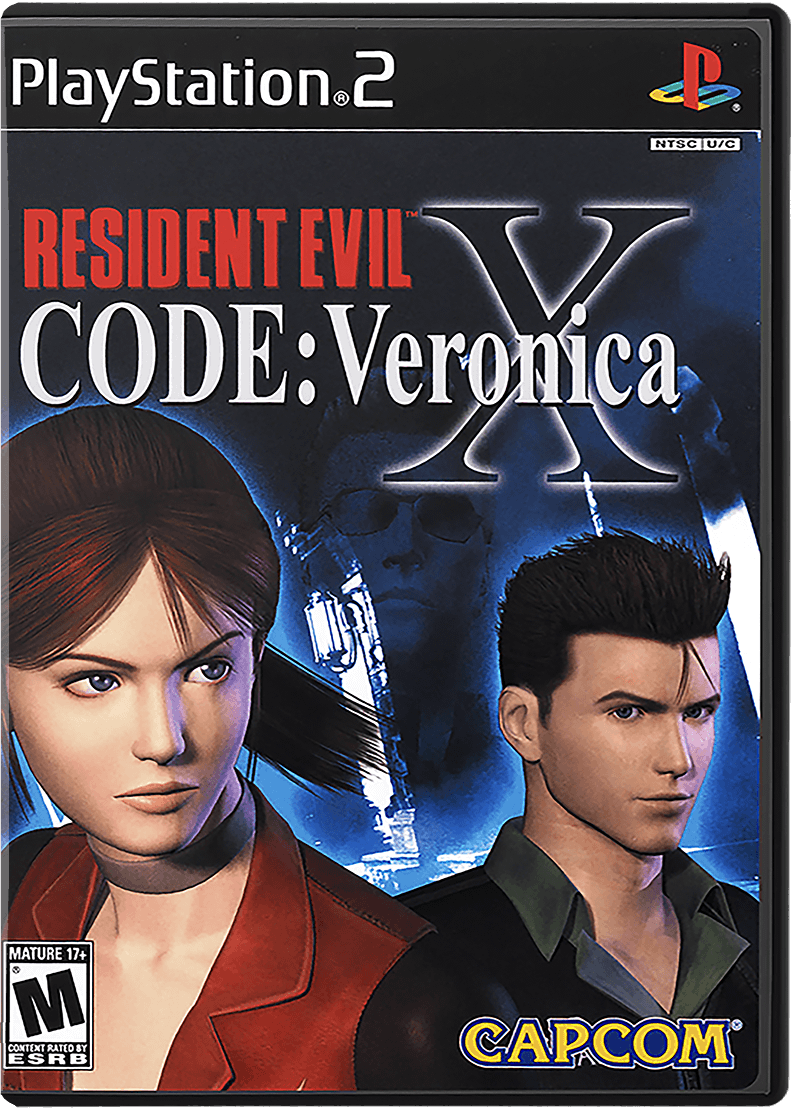 Resident Evil Code Veronica X box art for Playstation 2